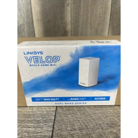 Linksys WHW01 Dual-Band Series VELOP AC1300 Whole Home Mesh Wi-Fi System NEW