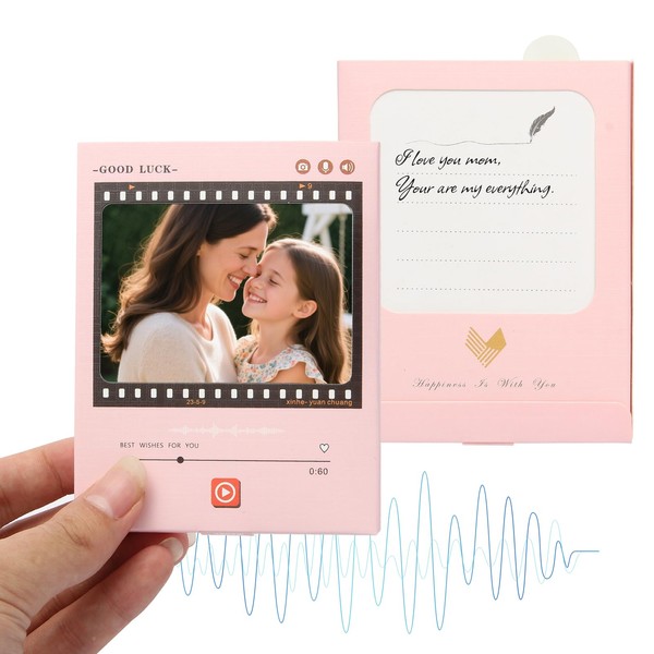 Otutefo Voice Recordable Greeting Card - 60 Seconds Custom Voice