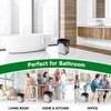 2.6 Gallon Small Black Bathroom Trash-Bags - Compostable Mini Garbage