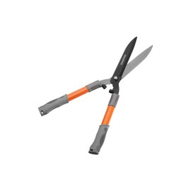 TRAMITEC Garden Hedge Shears, Manual Hedge Clippers for Shaping Shrubs and Trimming Bushes. Hedge Clippers & Shears made with Durable Carbon Steel Blades, Shock-Absorbing Bumpers and Comfort Grips.