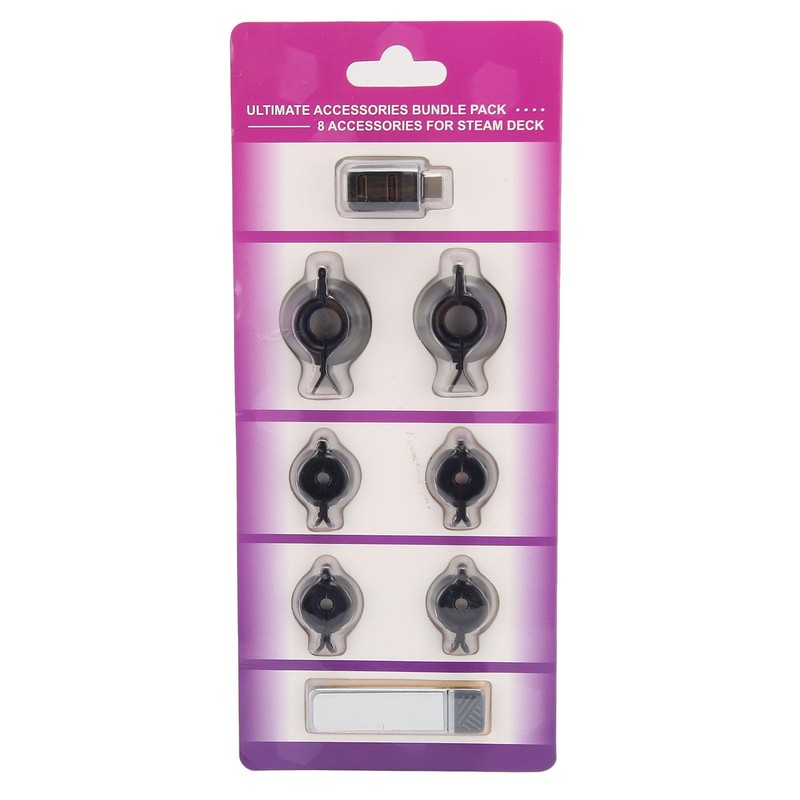 Steam Deck Joystick Guards Bundle with 6 Rocker Fixing Cover,