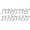 cciyu 20 pcs T5 17 86 206 White Halogen Light