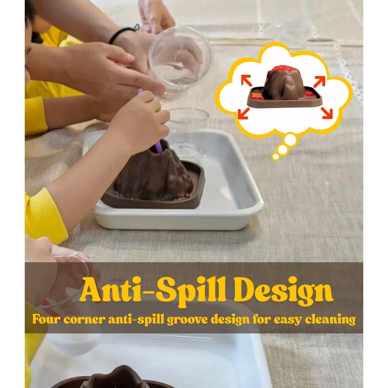 JINKEYULV Volcano Science Kit 10 Pcs - DIY Demonstration Model