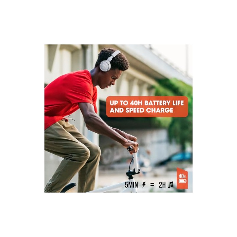 JBL Tune 510BT - Auriculares in-Ear inalámbricos con Sonido Purebass,