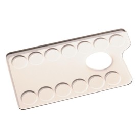 Rectangular metal palette