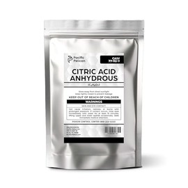 Pacific Pelican Citric Acid Anhydrous (Kosher) (2-Hydroxy1,2,3-Propanetricarboxylic Acid) (C6H8O7) - Chemical (2lb)