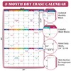 BooQool Large Dry Erase Calendar For Wall - Undated 3