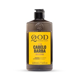 QOD Barber Shop - Shampoo premium para cabello y barba con aroma a cerveza - 220 ml