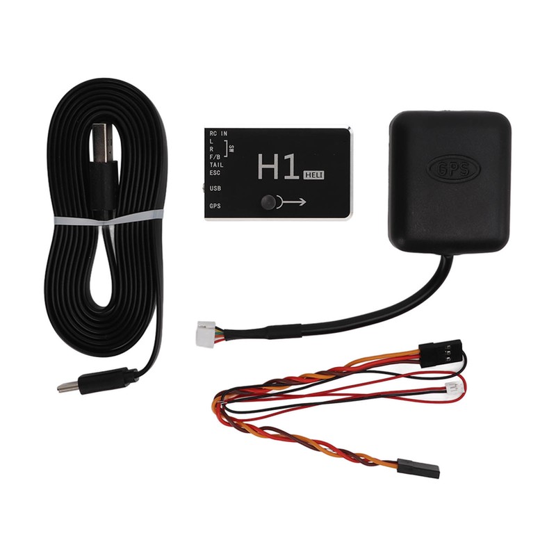 H1 Helicopter Flight Controller Short Cable Version with GPS Module