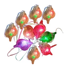 STOBOK 12PCS Plastic Whistles Glow Whistles Loud Whistle Toys LED Light Up Conch Whistle with Lanyard Necklace Glow in the Dark Fun Party Favors for Kid Child Party Game Supplies Random Color