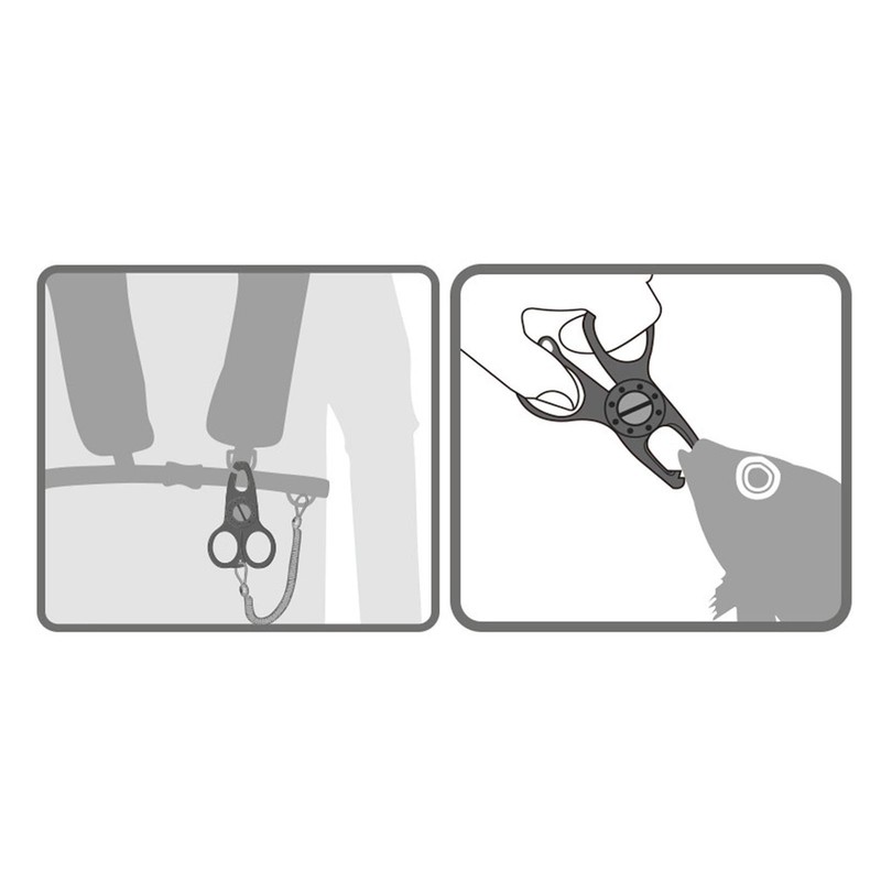 Fish Pliers Hook Remover,Small Split Ring Pliers - Serrated Split