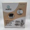 Woffit China Storage Containers - 6 Pack, Quilted Dinnerware &