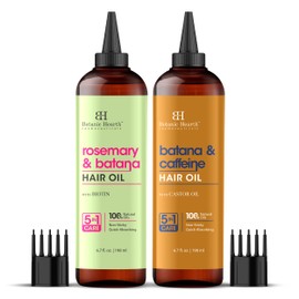 Botanic Hearth Botanic Hearth Rosemary & Batana and Batana & Caffeine Hair Oil Combo Set 6.7 fl oz each