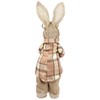 Northlight Rustic Boy Rabbit Easter Figure with Book - 16.25"