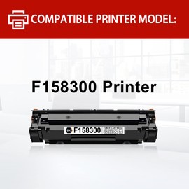 LOMENTICS 1 Pack Black F158300 Toner Cartridge - Compatible with Canon F158300 Printer, 2600 Pages, Refined Spherical Toner for Enhanced Print Quality and Long-Lasting Prints