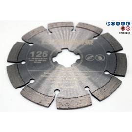 LXDIAMOND Diamond Cutting Disc 125 mm for Concrete Universal Reinforced Concrete Diamond Disc Suitable for/Compatible with Bosch 125 mm Angle Grinder with X-LOCK Attachment