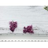 Purple lilac flower earrings, floral drop earrings, polymer clay jewelry,