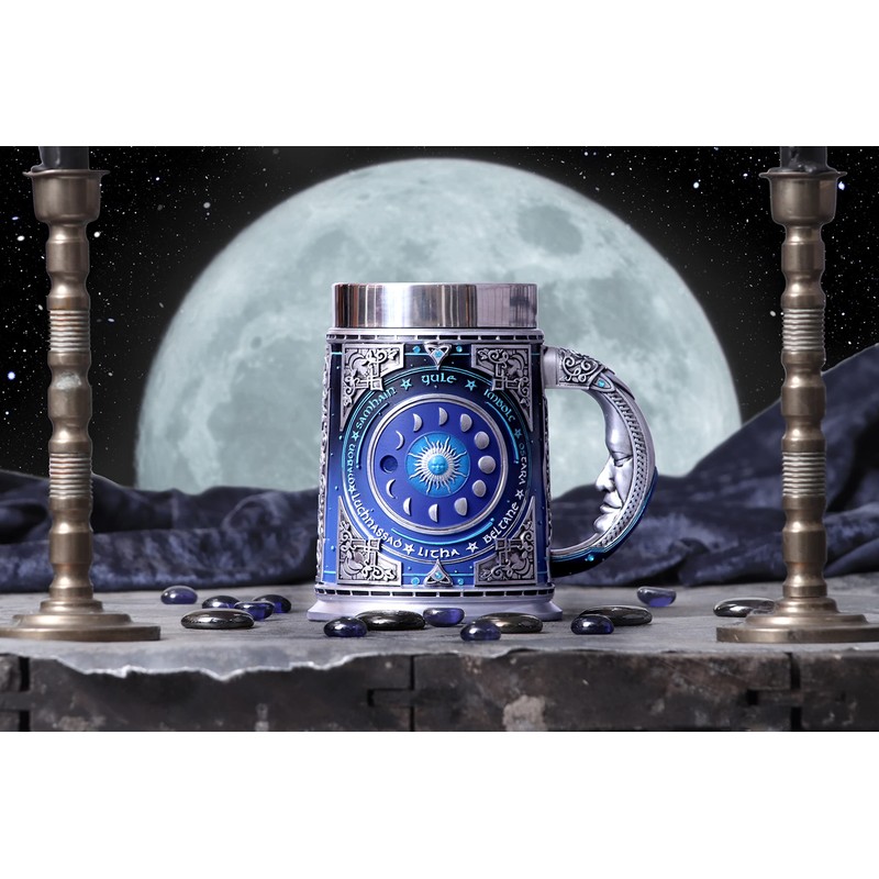 Nemesis Now Moon Guide Tankard 15.5cm, Silver