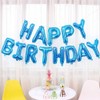 Happy Birthday Letters Aluminum Foil Balloons Set Party Decoration Supplies