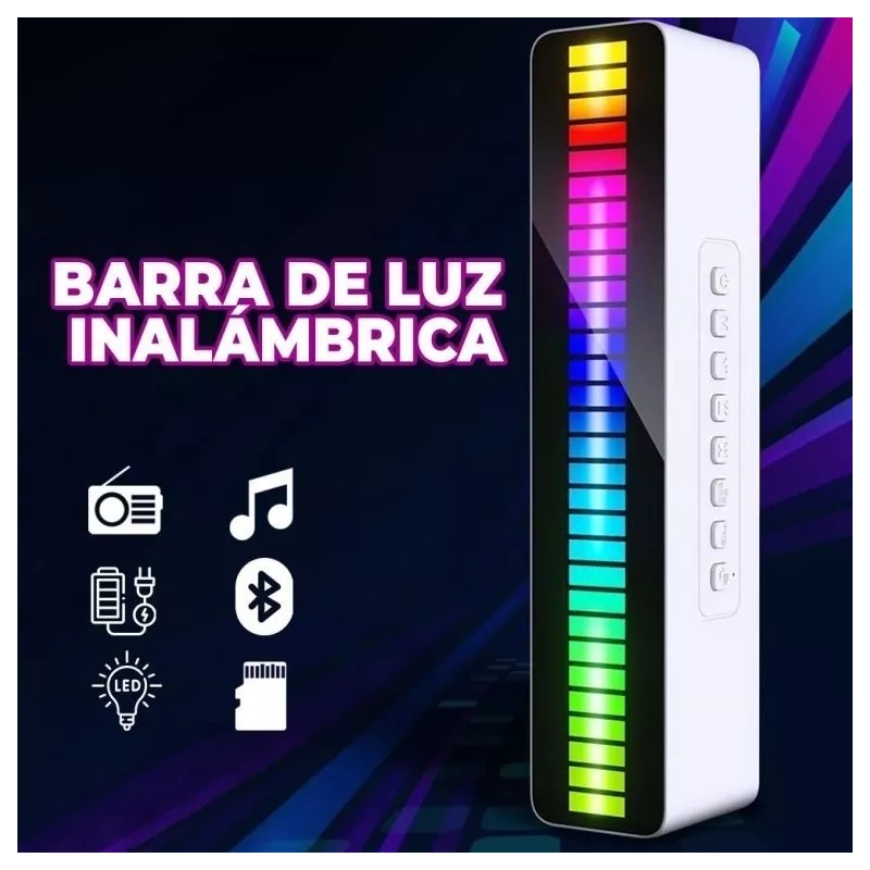 EGTMA Bocina Sound-bar Con Luces Rgb Inteligentes Portátiles
