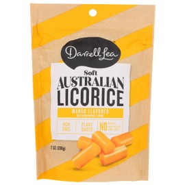 Darrell Lea Mango Soft Eating Liquorice Bags - 7 oz