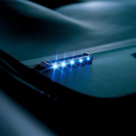 カーメイト(CARMATE) 車用 カーセキュリティ ナイトシグナル フラットロング レッド 5LED SQ86