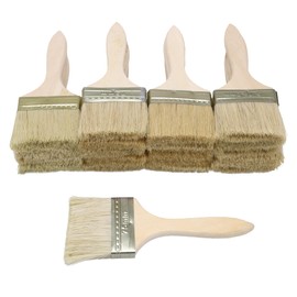 20PCS Paint and Chip Paint Brushes 3Inch for Paint, Stains, Varnishes, Glues, and Gesso (wood handle)