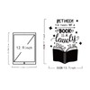 SUPERDANT Reading Corner Wall Sticker Reading Quotes Wall Decals Book