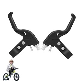 1 Pair Black Brake Levers Children's Bicycle, Bicycle Brake Lever, Brake Levers Bicycle, Handbrake Lever for Children's Bikes, Suitable for Children, Parents for Replacement Parts for Bicycles