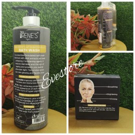 TERA IRENE'S Lait Tera Irene's Super Whitening Body Lotion Serum & FaceCream & Shower Gel