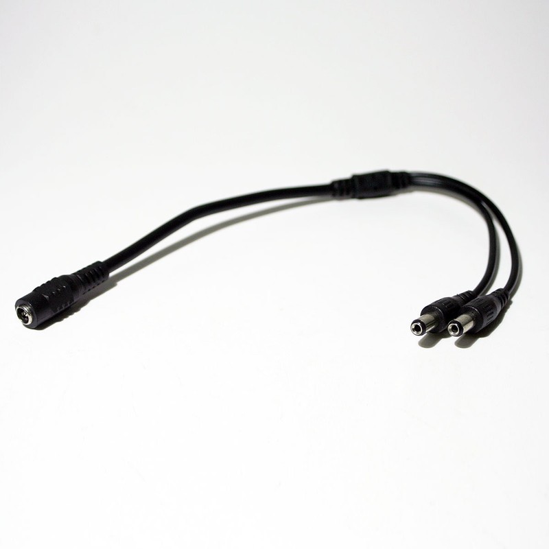 DC Verteiler 5,5/2,1 mm 1x coupler 2x male