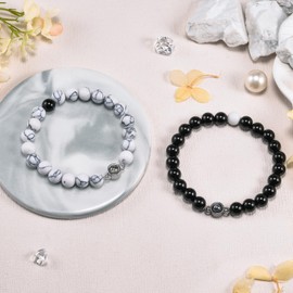 YELUWA I Love You 100 Languages Bracelets Couples Gifts Couples Bracelets Long Distance Relationship Your Bracelet Valentine's Day Sweetest Christmas Couples Gifts for Him Boyfriend Girlfriend Women