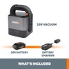 WORX WX030L 20V Power Share Cordless Cube Vac Compact Vacuum,