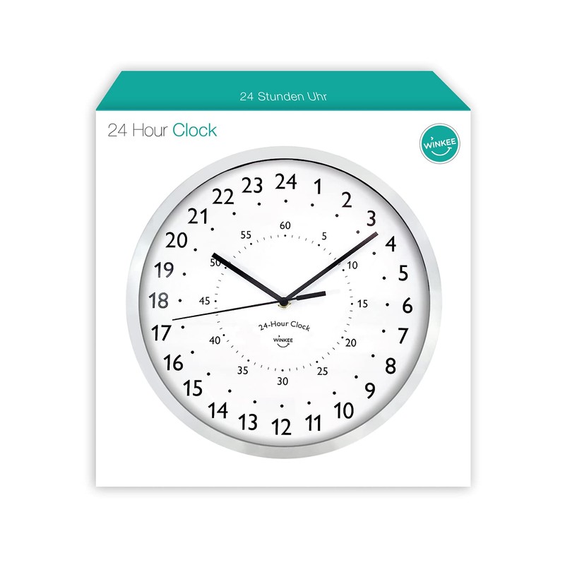 Winkee - 24 Hour Wall Clock | The slightly different