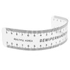 SUPVOX Eyebrow Stencil Ruler Eyebrow Measure Balance Template Translucent Tattoo