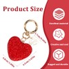 Heart Shaped Keychain,Red Rhinestone Heart Shaped Keychain,Glitter Rhinestone Keychain,Couple Gift