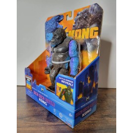 Playmates GVK Godzilla vs Kong 6" Hong Kong Battle Kong Figure Monsterverse