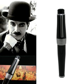 Lanxivi Duke Charlie Chaplin Curved Nib Chinese Calligraphy Fountain Pen Black Fude Pen