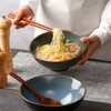 Zhonleemy Ceramic Ramen Bowl Set of 2 Large Salad Soup