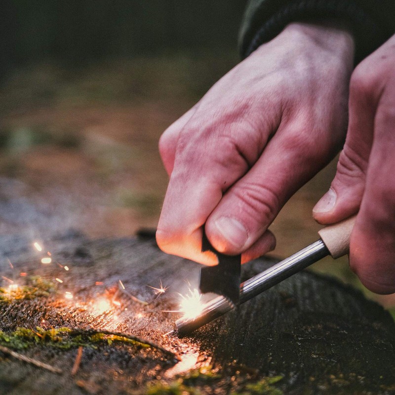 Bush Gear "Woodz" Fire Steel - Flint with Handmade Handle