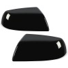 HECASA Gloss Black Side Mirror Cover Cap Replacement For Toyota