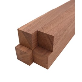 Barrington Hardwoods Black Walnut Lumber Turning Squares - 2" x 2" (4 Pieces) (2" x 2" x 6")