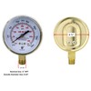 High and Low Pressure Gauge for Heavy-Duty Acetylene/Propane Regulators 0-400