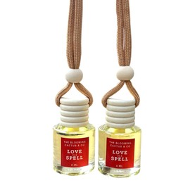 2 Long-Lasting Fragrance for Car and Small Rooms-Car Air Freshener-Air Freshener for Car-Car Hanging Air Freshener-Phthalate Free Fragrance (Love Spell (Type))