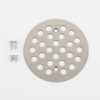4-1/4 Inch Screw-in Round Shower Drain Cover Replacement Floor Drainer