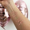 Rose Gold Hen Party Temporary Tattoos - Pack of 45