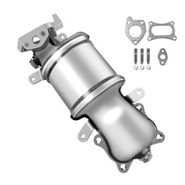 [Front Left]FortunaFlow Exhaust Manifold Catalytic Converter Compatible with Honda Accord 2008-2017,Odyssey,Passport,Pilot,Ridgeline,Acura Mdx,Rdx,Rl,Rlx,Tl,Tlx,Tsx,Zdx,3.5L[EPA Compliant+standard]