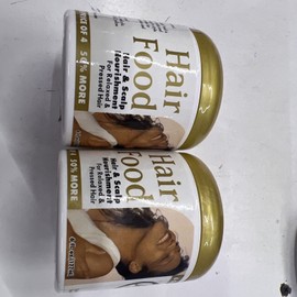 BB Bronner Brothers 2 Pcs-Hair Food Hair & Scalp Nourishment Treatment Relaxed & Pressed Hair-6 Oz