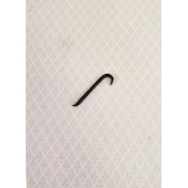 Island Crafts Dollhouse Miniature Crowbar 1:12 Scale Tool Painted Metal