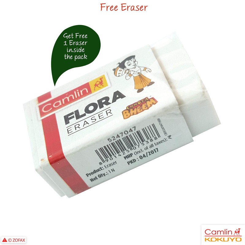 Camlin KOKUYO Flora Classic Dark Smooth - 10 HB Pencils